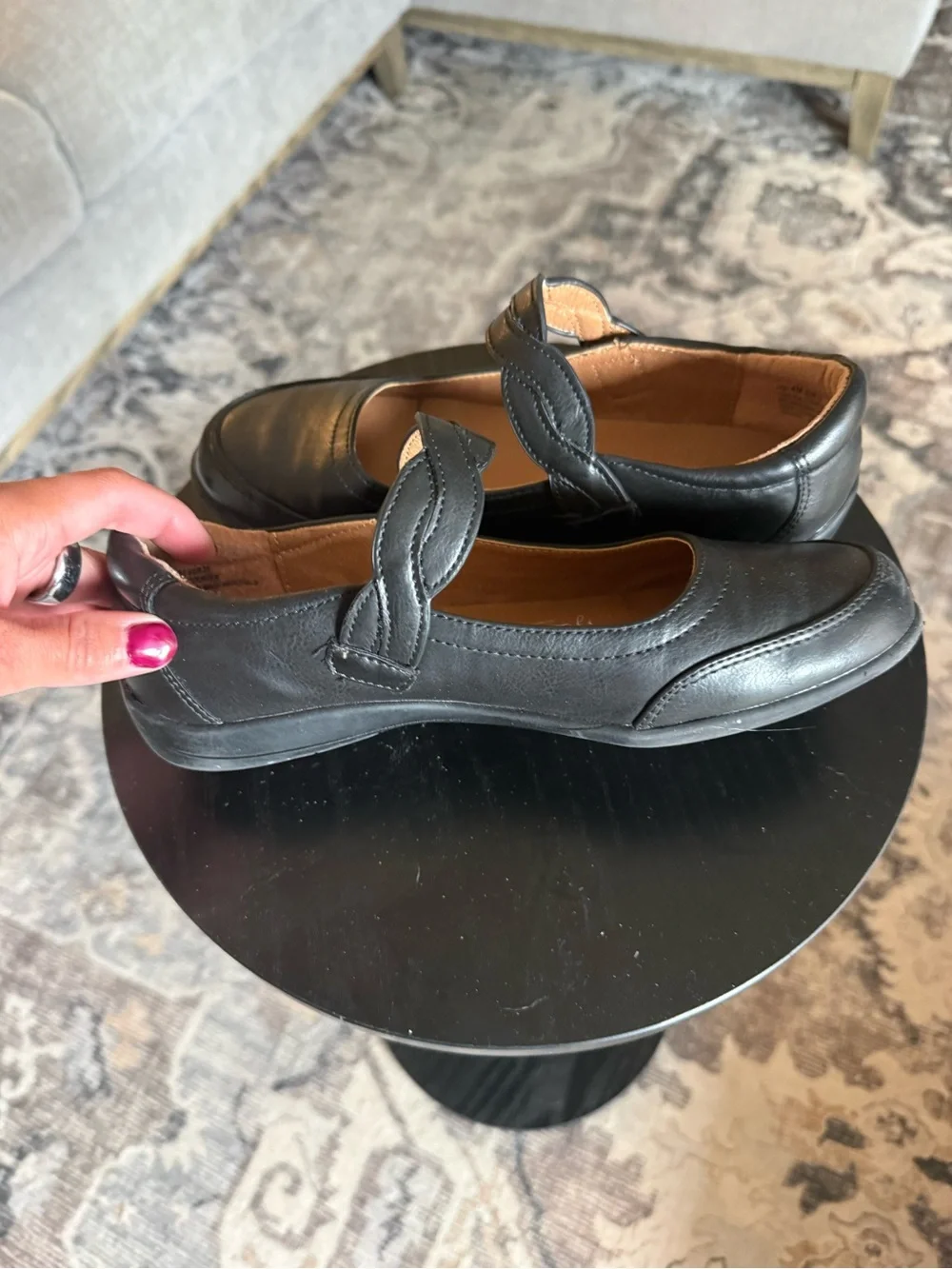 Nina EU 35 SZ 4 Marla Shoes In Black Braided Strap